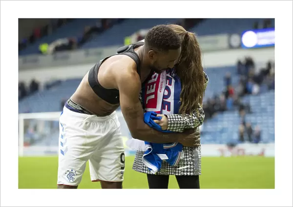 Rangers Jermain Defoe: Hat-trick Hero and Shirt Donor to Young Fan Amber Smith at Ibrox Stadium