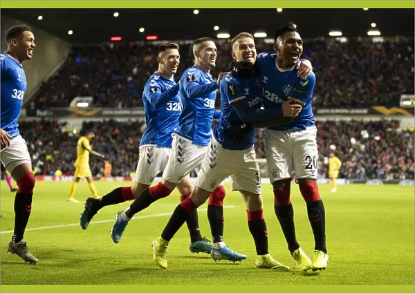 Rangers Celebrate 2-0 Over Porto in Europa League Group G at Ibrox Stadium