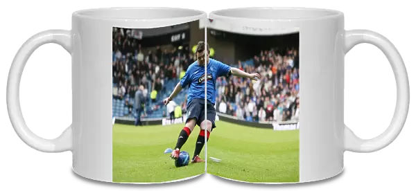 Rangers Football Club: Half Time Penalty Takers Preparing for the Next Challenge (3-1 Lead) vs St. Mirren, Clydesdale Bank Scottish Premier League