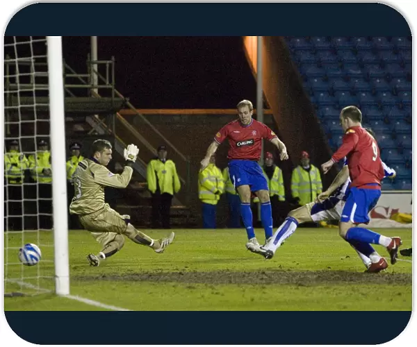 Steven Whittaker Scores the Opener: Rangers 2-0 Advantage Over Kilmarnock in Scottish Premier League