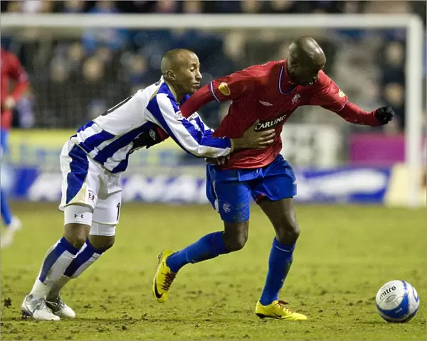 Rangers DaMarcus Beasley Scores the Second Goal Against Kilmarnock at Rugby Park (0-2)