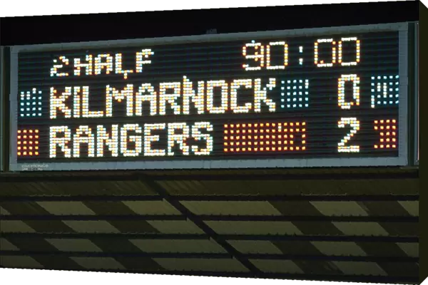 Rangers Triumph: 0-2 Victory Over Kilmarnock in the Scottish Premier League at Rugby Park
