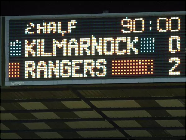 Rangers Triumph: 0-2 Victory Over Kilmarnock in the Scottish Premier League at Rugby Park