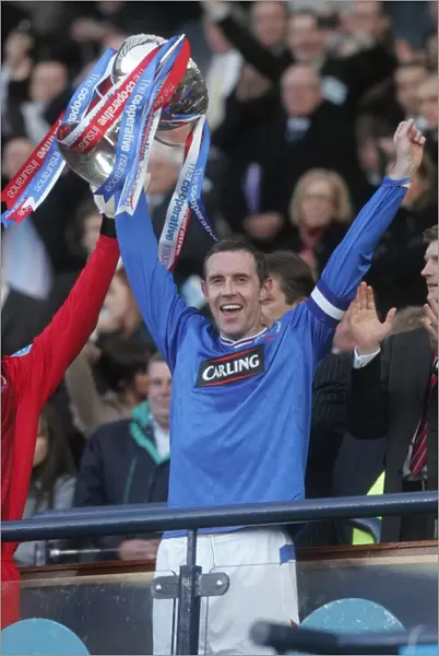 Rangers Football Club: David Weir Celebrates Co-operative Insurance Cup Victory