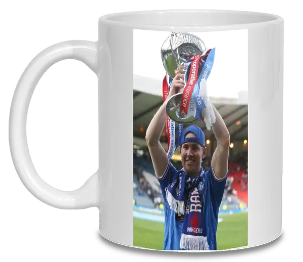 Rangers Kenny Miller Celebrates Co-operative Insurance Cup Victory over Saint Mirren at Hampden