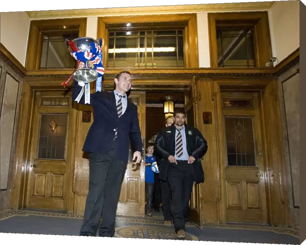 David Weir's Triumphant Co-operative Insurance Cup Victory Celebration at Ibrox