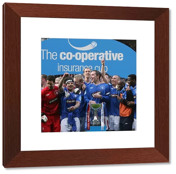 Rangers FC: Celebrating Co-operative Cup Victory - Triumphant Moment