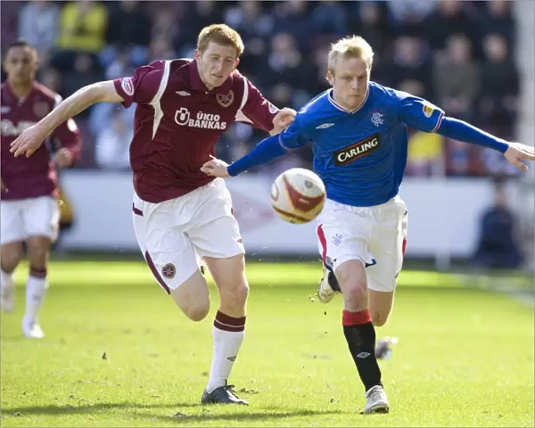 Naismith vs Thomson: Intense Battle in Hearts vs Rangers (4-1) Clydesdale Bank Premier League Clash