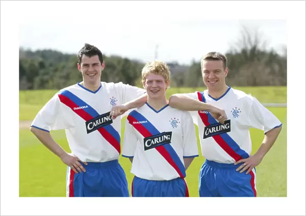 Rangers FC: A New Away Kit Trio - Chris Burke, Gavin Rae, and Steven Thompson