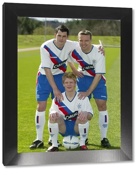Rangers Football Club: A New Look with Chris Burke, Gavin Rae, and Steven Thompson in the Away Kit
