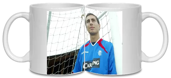 Bajram Fetai in Training at Murray Park with Rangers Football Club