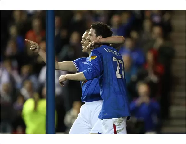 Rangers: Miller and Lafferty's Triumphant Third Goal Celebration vs Aberdeen (3-1)