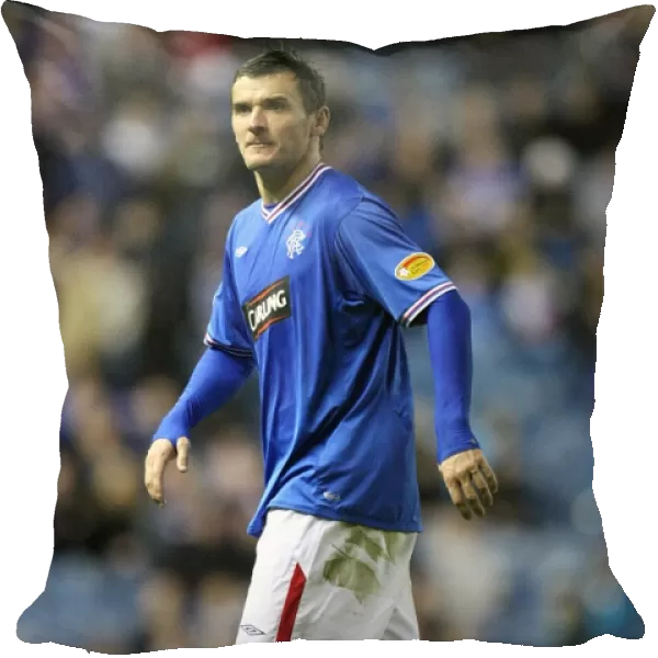Lee McCulloch's Euphoric Goal Celebration: Rangers 3-1 Aberdeen in the Clydesdale Bank Premier League at Ibrox Stadium