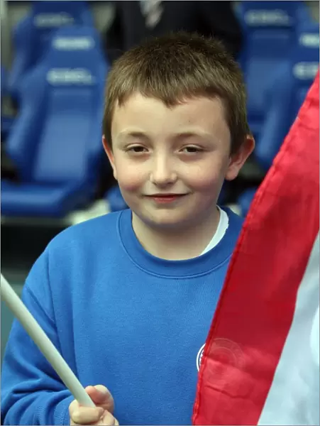 Flag Bearers Celebrate: Rangers 2-0 Hearts at Ibrox - Clydesdale Bank Premier League