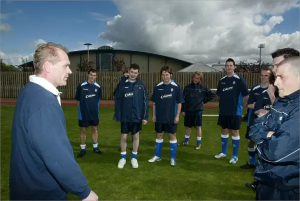 Rangers Football Club: Training with Jan Wouters - Carling Be Rangers Day (04 / 05 / 04)