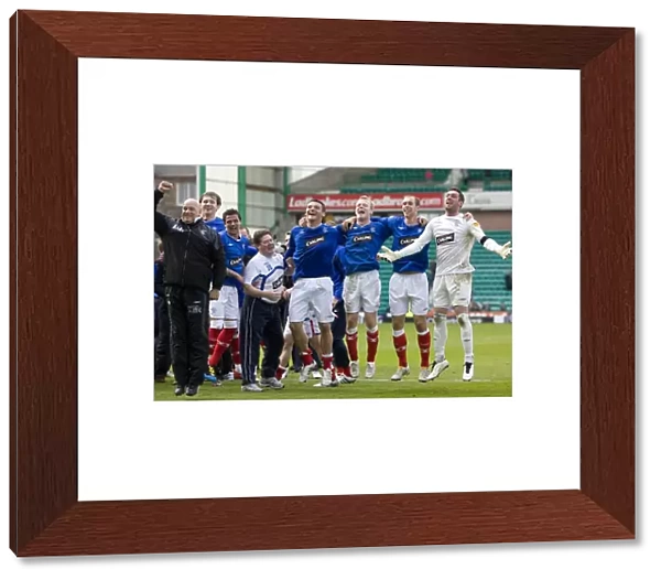Rangers FC: Triumphant Champions - Celebrating SPL Victory at Easter Road (2009-2010)