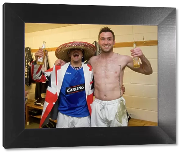 Rangers Football Club: Novo and McGregor's Title-Winning Moment in the Dressing Room (SPL Champions 2009-2010)