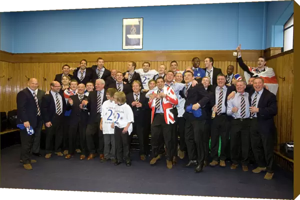 Rangers FC: SPL Champions 2009-2010 - Title Win Celebrations in the Ibrox Dressing Room