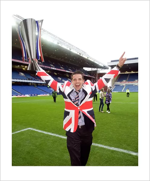 Nacho Novo's Title-Winning Celebration: Rangers Football Club Champions 2009-2010 at Ibrox