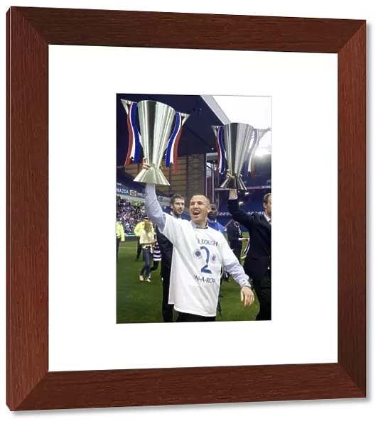Rangers Football Club: Kenny Miller's Title-Winning Celebration at Ibrox (SPL Champions 2009-2010)