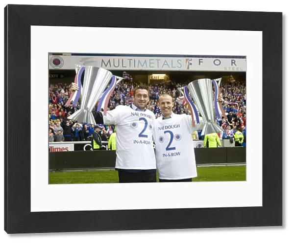 Rangers Football Club: Champions League of Scotland 2009-2010 - McGregor and Miller's Title-Winning Celebration