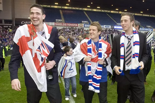Rangers Football Club: Champions 2009-2010 - Triumphant Title Victory Celebration with Kyle Lafferty, Steven Davis, and Danny Wilson