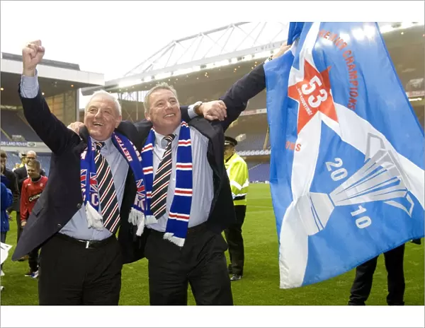 Rangers Football Club: Ibrox - Smith and McCosist's Title Win Celebration: Champions of Scotland 2009-2010