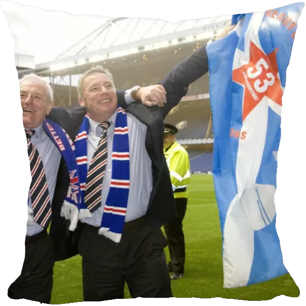 Rangers Football Club: Ibrox - Smith and McCosist's Title Win Celebration: Champions of Scotland 2009-2010