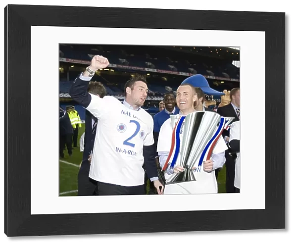 Rangers Football Club: Champions League and SPL Title Win 2009-2010 - Allan McGregor and Kenny Miller's Triumphant Moment