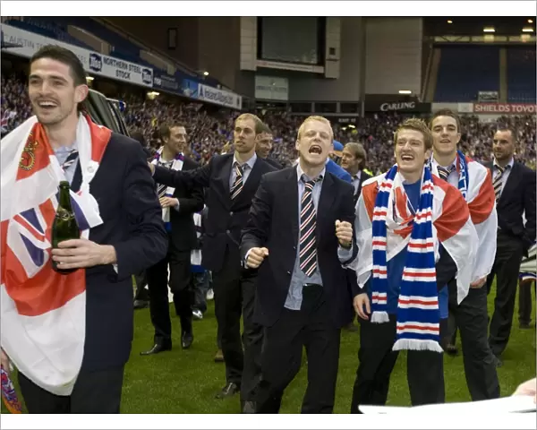 Rangers FC: Lafferty, Naismith, and Davis - Champions 2009-2010