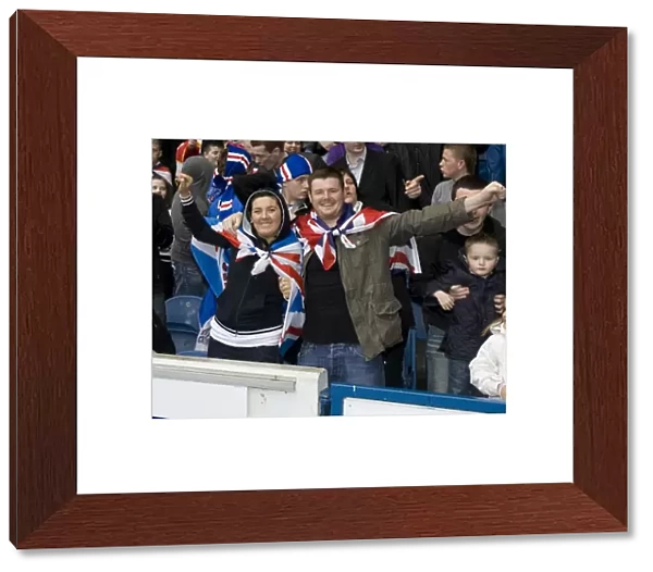 Euphoric Ibrox: Rangers Fans Celebrate SPL Championship Win (2009-2010)