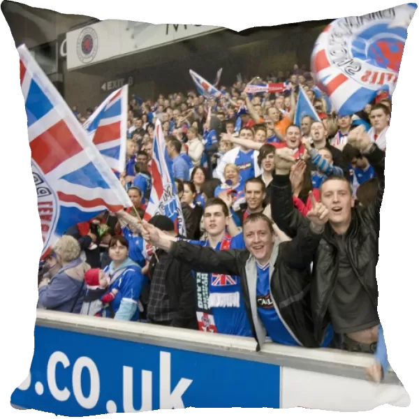 Euphoric Ibrox: Rangers Fans Unite in Triumphant SPL Championship Victory (2009-2010)