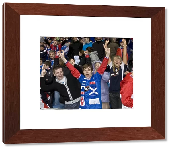 Rangers Fans: Euphoric Ibrox Reunion - Celebrating the SPL Championship Win (2009-2010)