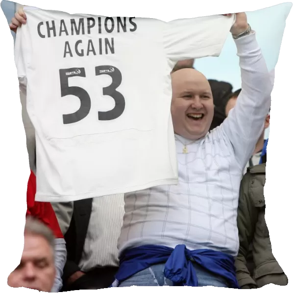 Thousands Celebrate: Rangers Football Club's SPL Championship Win at Ibrox, 2009-2010
