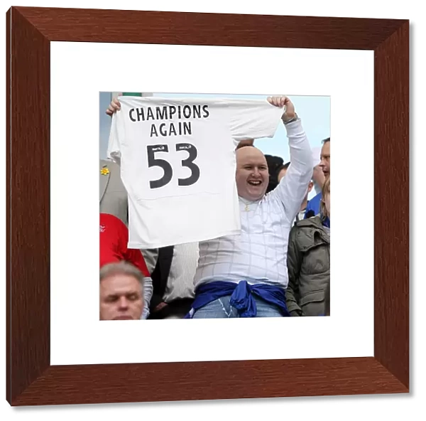 Thousands Celebrate: Rangers Football Club's SPL Championship Win at Ibrox, 2009-2010