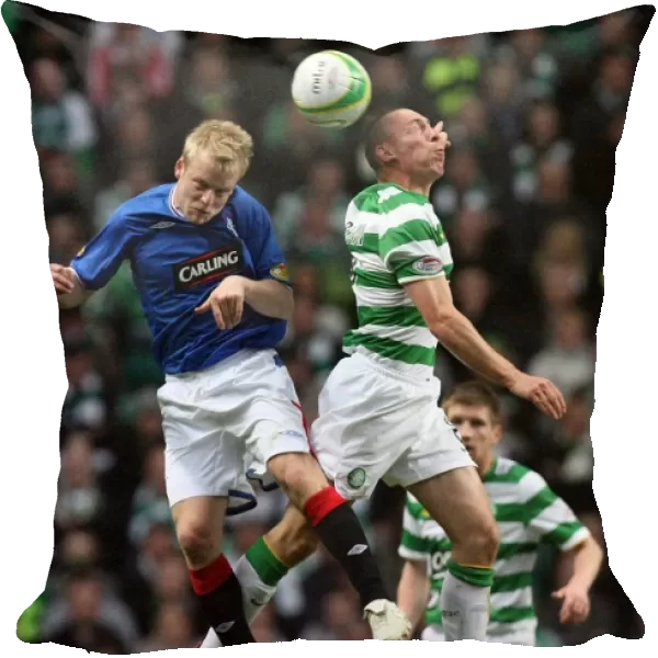 Scott Brown's Aerial Victory: Celtic's Thrilling 2-1 Win Over Rangers (Celtic Park)