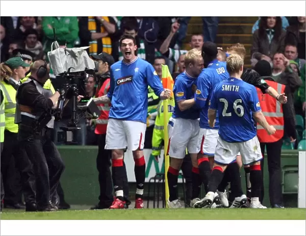 Rangers Celebrate Dramatic Equalizer Against Celtic in Scottish Premier League