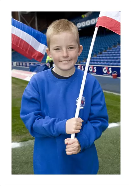 Rangers Champions: Motherwell vs Rangers - Kids Guard of Honor at Ibrox Stadium