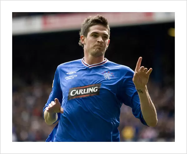 Rangers Football Club: Kyle Lafferty's Double Strike - Securing the SPL Championship Title at Ibrox Stadium