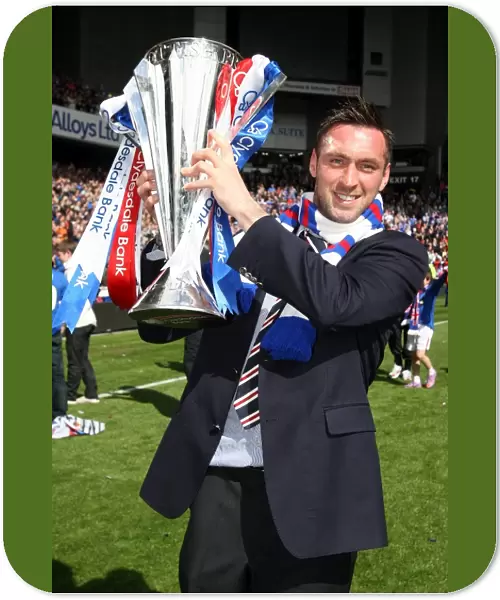 Rangers Football Club: Allan McGregor Celebrates SPL Championship Victory at Ibrox Stadium