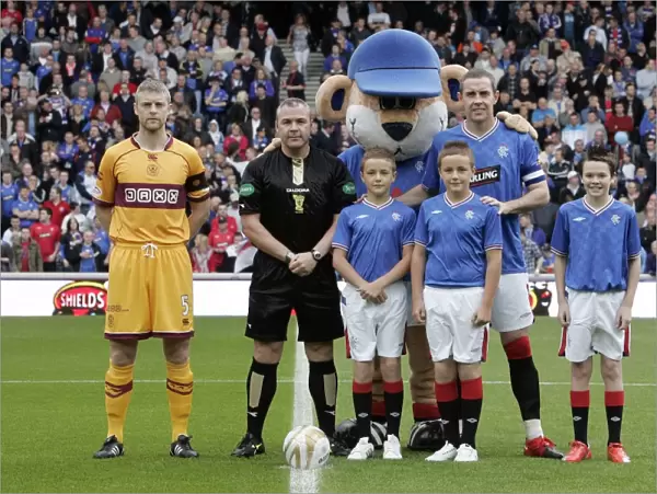 Rangers Football Club: SPL Champions - Motherwell Showdown at Ibrox Stadium: Unleashing the Champs Mascots