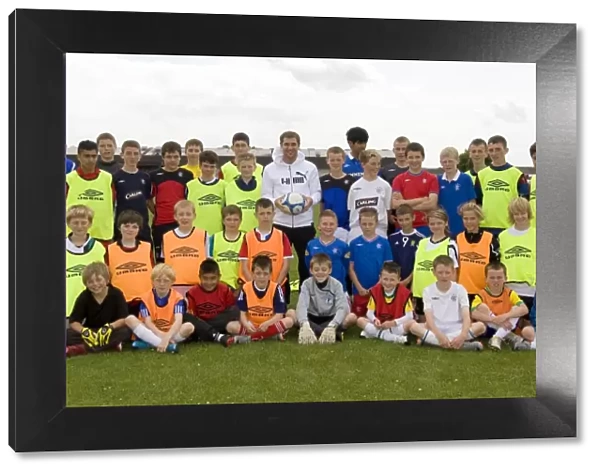 Rangers Football Club: Kids Training with Kevin Thomson at King George V Playing Fields