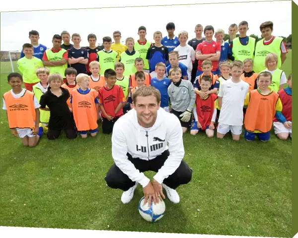 Rangers Soccer Schools: Training with Kevin Thomson at King George V Playing Fields