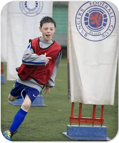 Rangers Kids in Action at Stirling University's Summer Roadshow, 2010