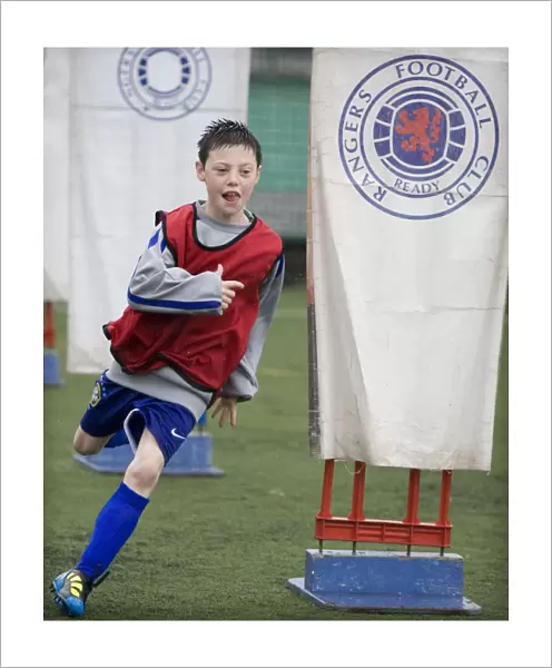 Rangers Kids in Action at Stirling University's Summer Roadshow, 2010
