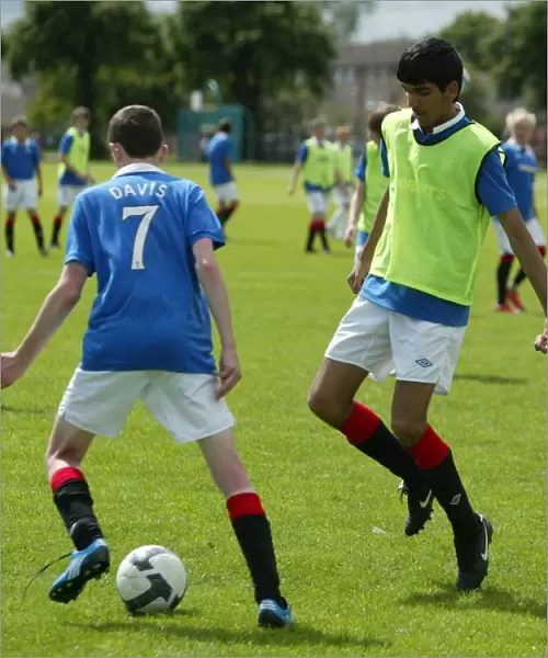 Rangers Football Club: Young Rangers in Action at Summer 2010 Residential Camp, King George V Playing Fields