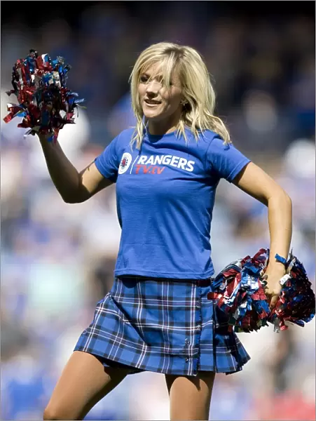 Rangers Football Club: Thrilling 2-1 Pre-Season Victory over Newcastle United - Cheerleaders in Action
