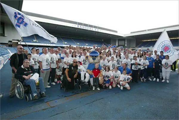 Rangers Football Club: Champions Walk 2010 - A Sea of Fans Uniting for Charity