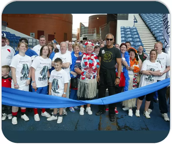 Champions Walk 2010: Rangers Fans Unite for Charity with Mark Hateley