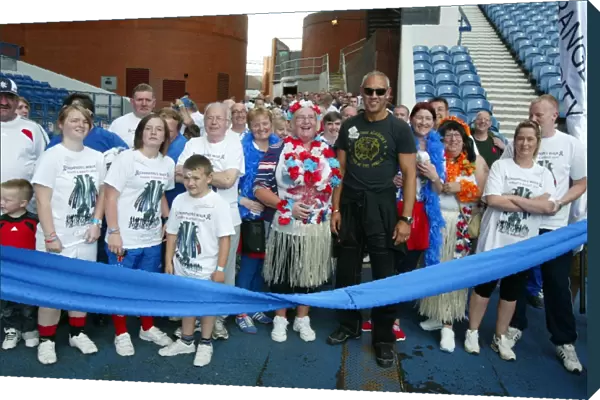 Champions Walk 2010: Rangers Fans Unite for Charity with Mark Hateley